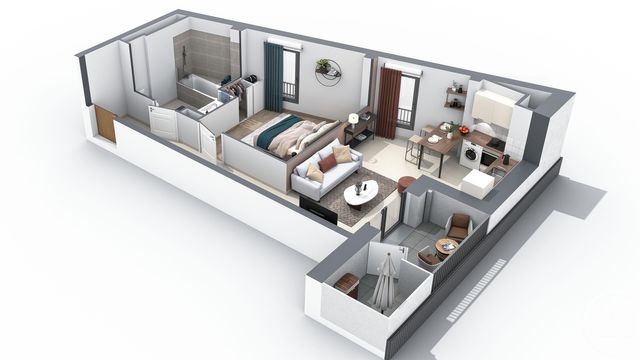 Appartement T2 à vendre - 2 pièces - 45.9 m2 - ANNECY - 74 - RHONE-ALPES - Century 21 Cd Immo