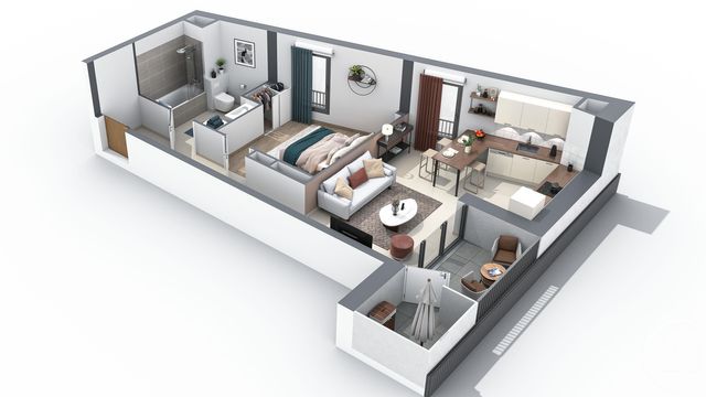 Appartement T2 à vendre - 2 pièces - 46.0 m2 - ANNECY - 74 - RHONE-ALPES - Century 21 Cd Immo