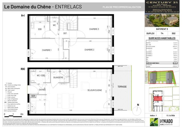 maison à vendre - 4 pièces - 86.45 m2 - ENTRELACS - 73 - RHONE-ALPES - Century 21 Cd Immo