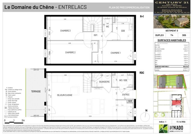 maison à vendre - 4 pièces - 86.43 m2 - ENTRELACS - 73 - RHONE-ALPES - Century 21 Cd Immo