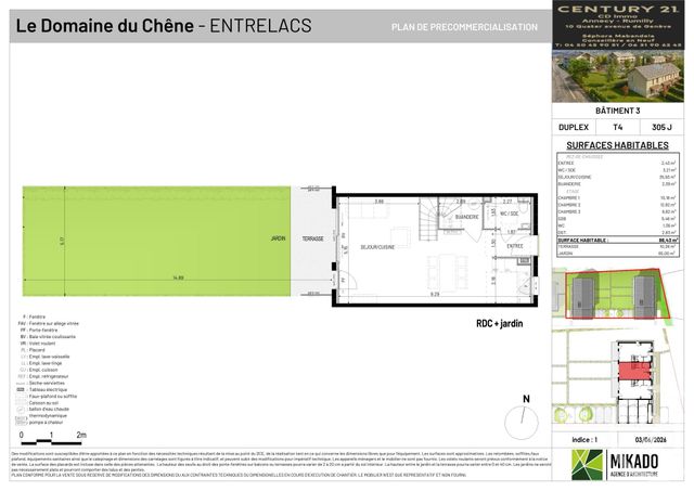 maison à vendre - 4 pièces - 86.43 m2 - ENTRELACS - 73 - RHONE-ALPES - Century 21 Cd Immo