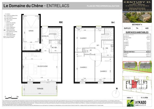 maison à vendre - 4 pièces - 88.29 m2 - ENTRELACS - 73 - RHONE-ALPES - Century 21 Cd Immo