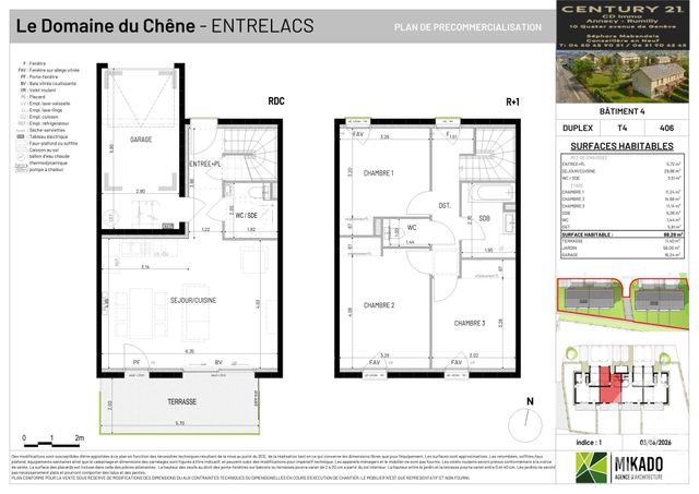 maison à vendre - 4 pièces - 88.29 m2 - ENTRELACS - 73 - RHONE-ALPES - Century 21 Cd Immo