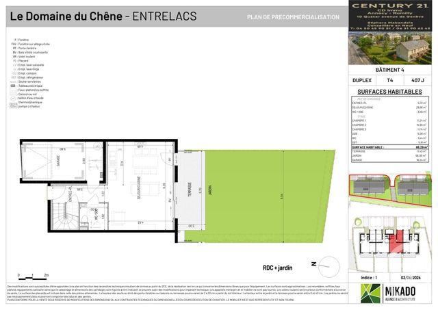 maison à vendre - 4 pièces - 88.29 m2 - ENTRELACS - 73 - RHONE-ALPES - Century 21 Cd Immo