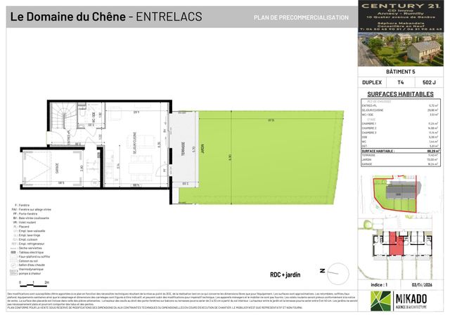 maison à vendre - 4 pièces - 88.29 m2 - ENTRELACS - 73 - RHONE-ALPES - Century 21 Cd Immo