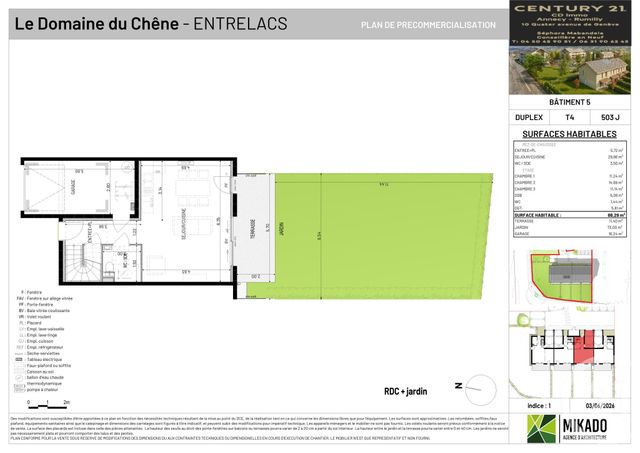maison à vendre - 4 pièces - 88.29 m2 - ENTRELACS - 73 - RHONE-ALPES - Century 21 Cd Immo