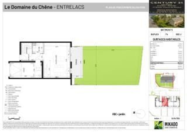 maison à vendre - 4 pièces - 88.29 m2 - ENTRELACS - 73 - RHONE-ALPES - Century 21 Cd Immo