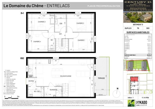maison à vendre - 5 pièces - 98.28 m2 - ENTRELACS - 73 - RHONE-ALPES - Century 21 Cd Immo