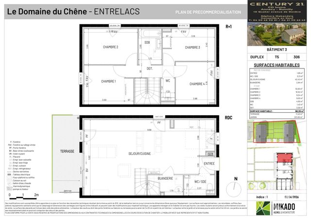 maison à vendre - 5 pièces - 98.28 m2 - ENTRELACS - 73 - RHONE-ALPES - Century 21 Cd Immo