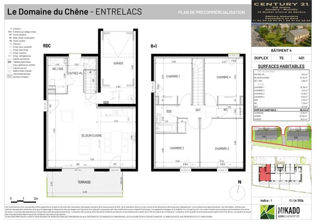 maison à vendre - 5 pièces - 98.43 m2 - ENTRELACS - 73 - RHONE-ALPES - Century 21 Cd Immo