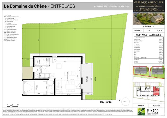 maison à vendre - 5 pièces - 99.43 m2 - ENTRELACS - 73 - RHONE-ALPES - Century 21 Cd Immo