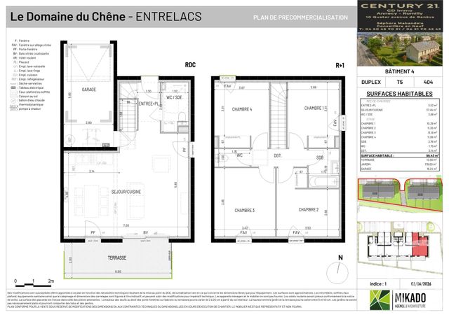 maison à vendre - 5 pièces - 99.43 m2 - ENTRELACS - 73 - RHONE-ALPES - Century 21 Cd Immo