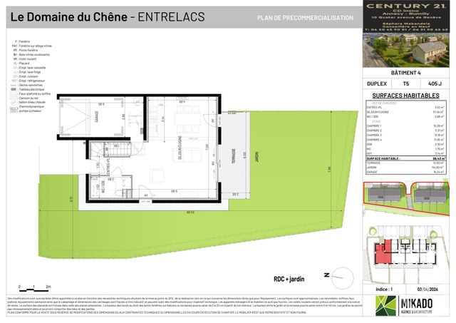 maison à vendre - 5 pièces - 99.43 m2 - ENTRELACS - 73 - RHONE-ALPES - Century 21 Cd Immo