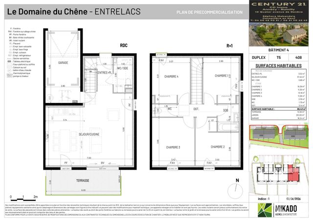 maison à vendre - 5 pièces - 99.43 m2 - ENTRELACS - 73 - RHONE-ALPES - Century 21 Cd Immo