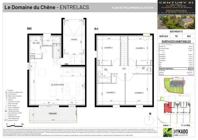 maison à vendre - 5 pièces - 99.43 m2 - ENTRELACS - 73 - RHONE-ALPES - Century 21 Cd Immo