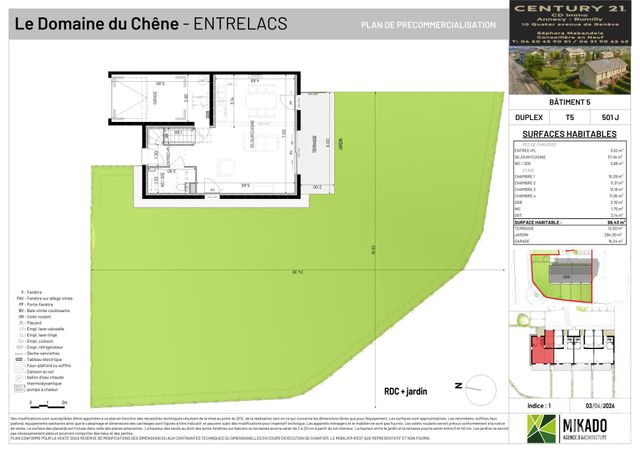 maison à vendre - 5 pièces - 99.43 m2 - ENTRELACS - 73 - RHONE-ALPES - Century 21 Cd Immo